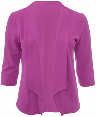 Eleganter lässiger Party-Blazer Jacke modischer Blazer für Damen Übergröße UK 16 26