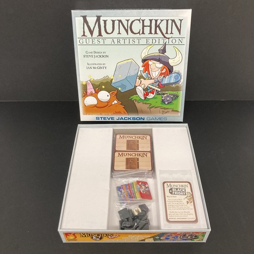 Munchkins Guest Artist Edition Game McGinty 3-6 Players Steve Jackson Complete - Picture 11 of 17