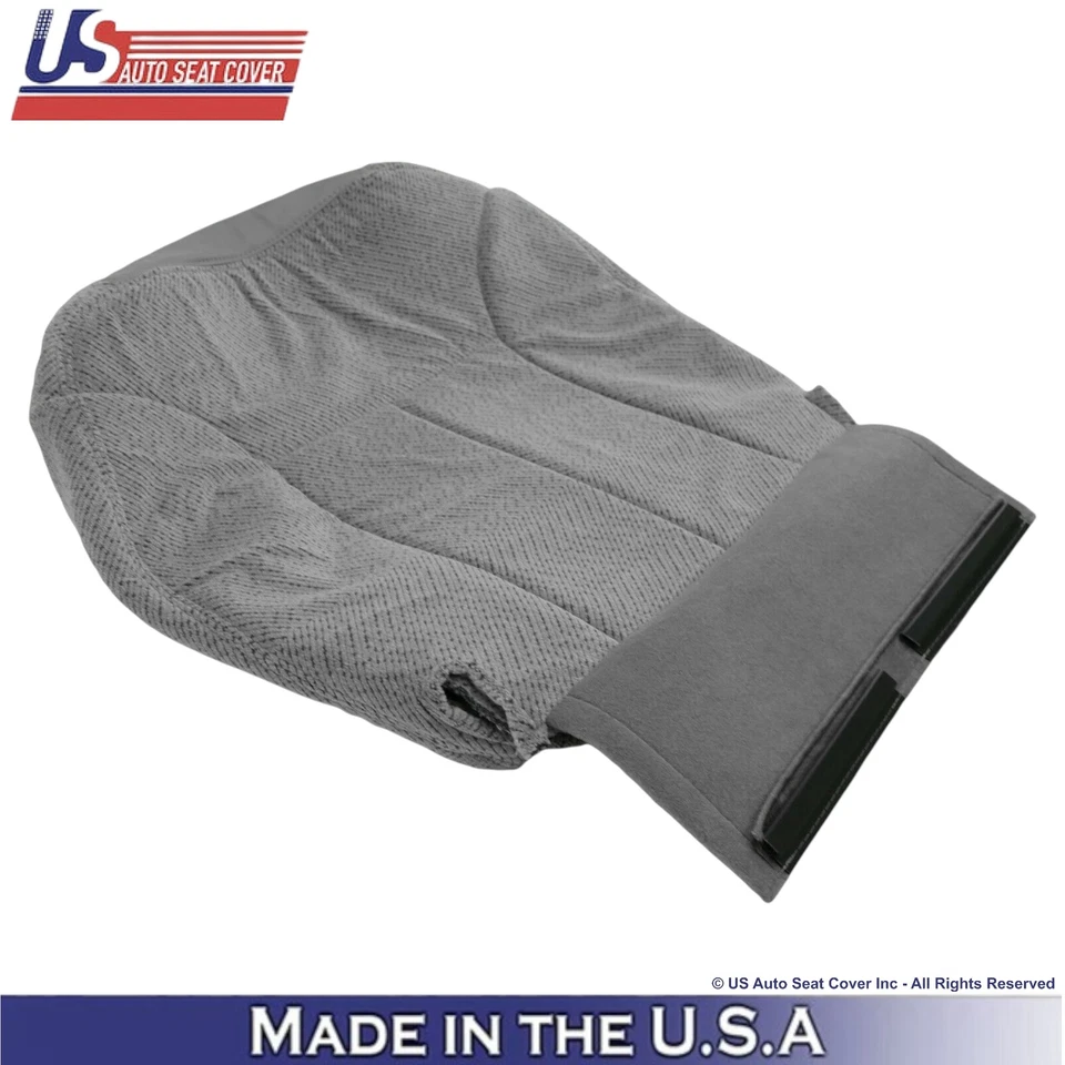 Cubierta de asiento inferior de tela gris para Chevy Silverado 1500 2500 3500 1995-1999 Foto 3 de 4