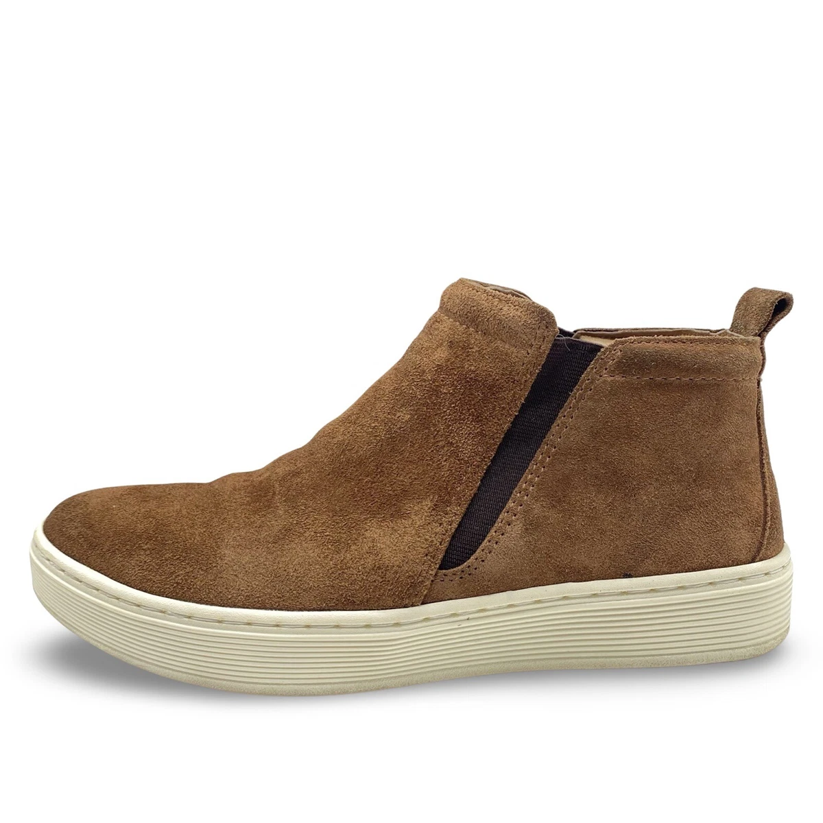 Sofft Britton II Suede Brown High Top Shoes Size 7M Pull On