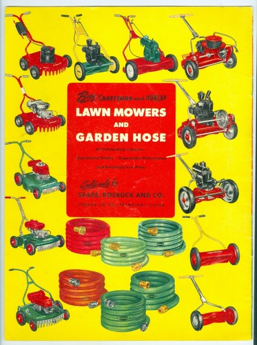 Sears Craftsman, césped y de jardín, catálogo de páginas. | eBay