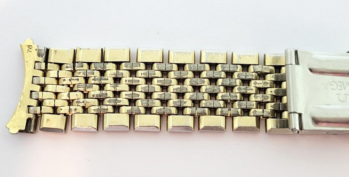 Original 14k Goldfilled OMEGA # 12 Watch Bracelet 18 mm with