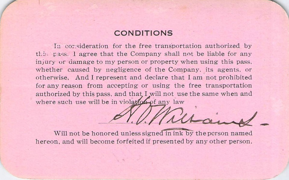 YMCA PITTSBURGH LISBON WESTERN OHIO 1914 RAILROAD RR RWY RY RAILWAY