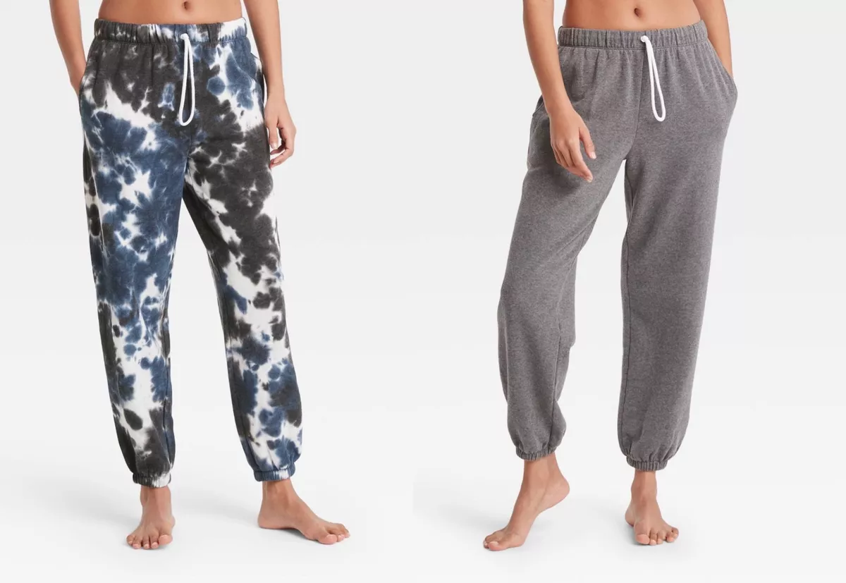 Women's Fold-Over Fleece Lounge Jogger Pants -Colsie -Various Colors/Sizes  -S417