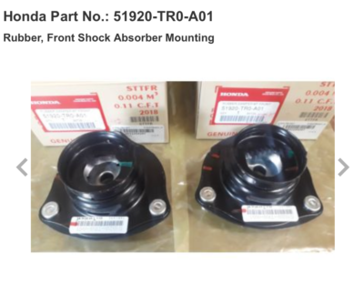Genuine Honda Civic 2008-2015 Front Strut Shock Mount 51920-TR0