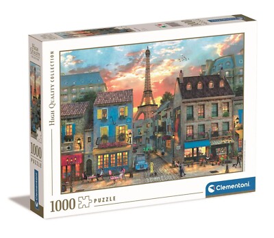 Puzzle  Clementoni 1000 Teile  Himeji-Straßen von Paris -50 x 69 cm