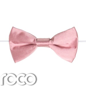 Boys Dusky Pink Dickie Bow Tie, Boys Elasticated Dickie Bow Tie