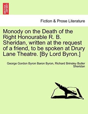 Byron - Monody on the Death of the Right Honourable R. B.  Written at - X555z
