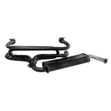 Empi 3647 Black 1-38 Single Muffler Exhaust System 1600cc Vw Bugghia
