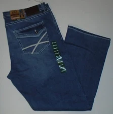 NWT MEN'S TK AXEL SLIM BOOT STRETCH MEDIUM BLUE JEANS Size: 40x32