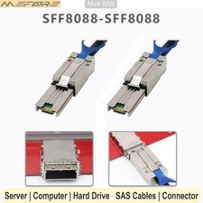 SFF-8088 to SFF-8088 External Mini SAS Cable 6Gbps SAS2.0 26Pin Hybrid HD Cable