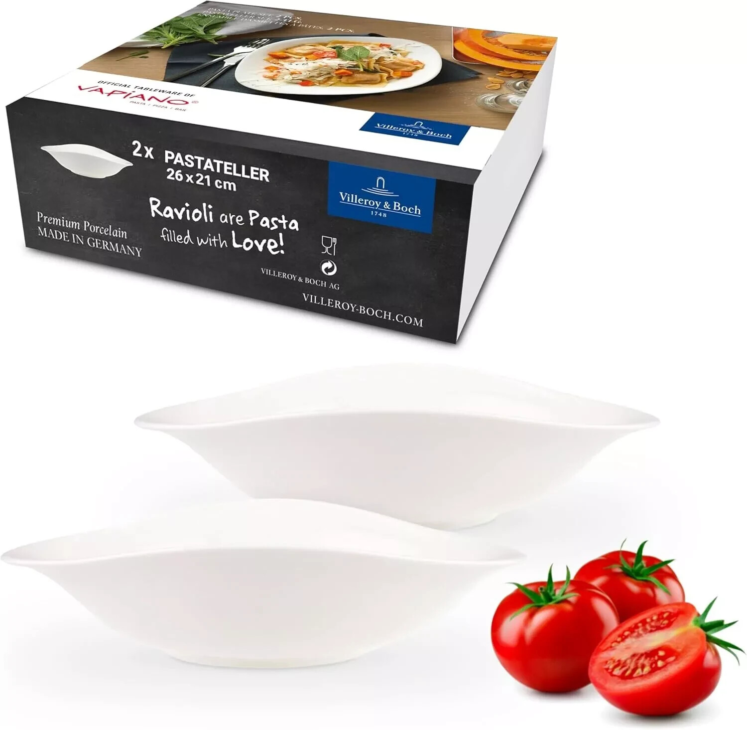 Pasta Plate Set of 2 by Villeroy & Boch - Vapiano