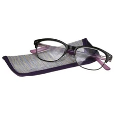 Foster Grant Cleo Purple Reading Glasses +1.75  NEW!!