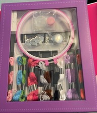 NEW in Box Kits For Kids Cross Stitch - 12 Projects with booklet and supplies