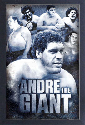 ANDRE THE GIANT 13x19 FRAMED GELCOAT POSTER WRESTLING LEGEND ICON