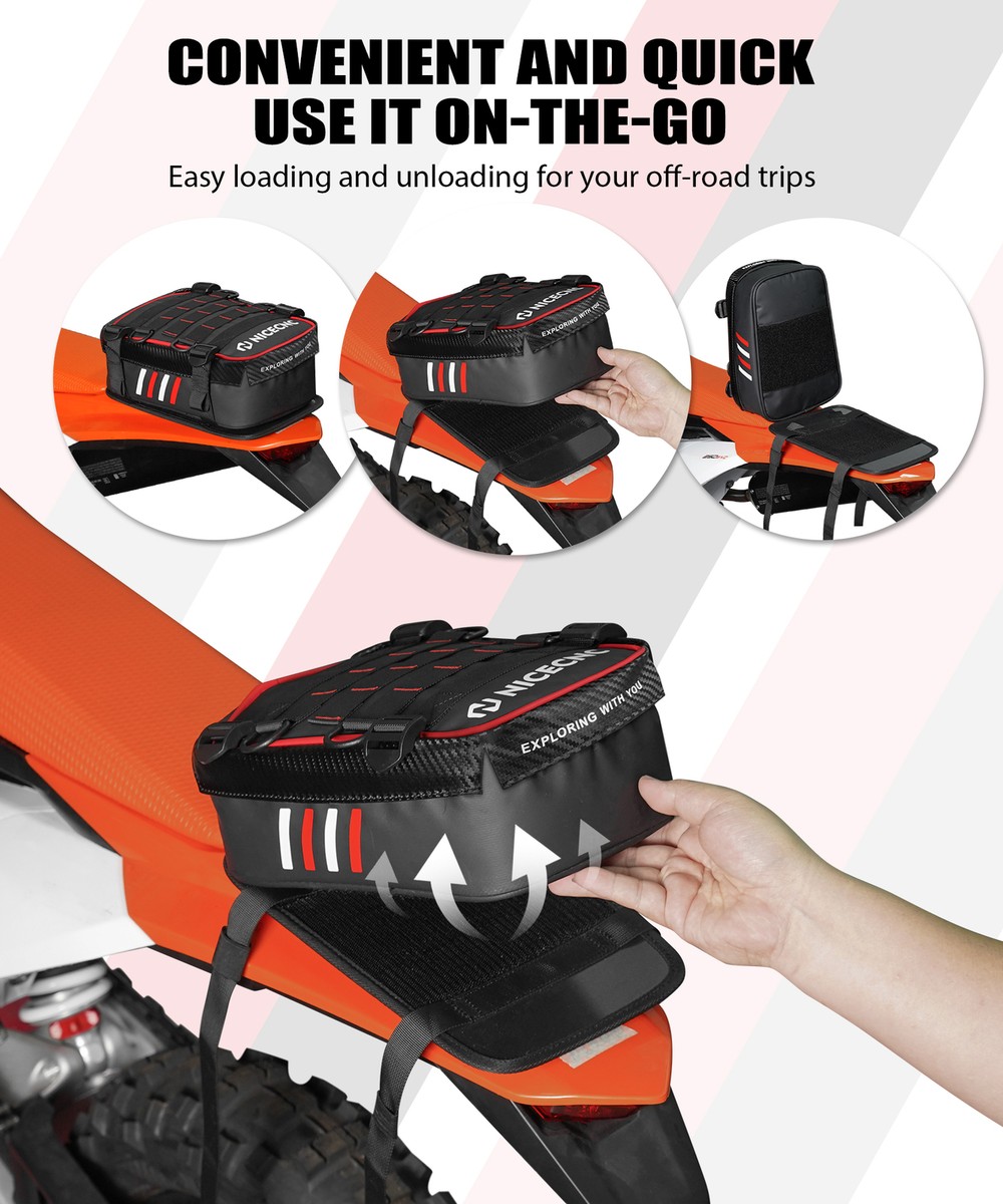 Dirt Bike Rear Fender Tool Bag For Suzuki DRZ400S DRZ400 DRZ400E