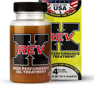 REV X High Performance Oil Additive - 4 fl. oz. Bottle 4 oz 