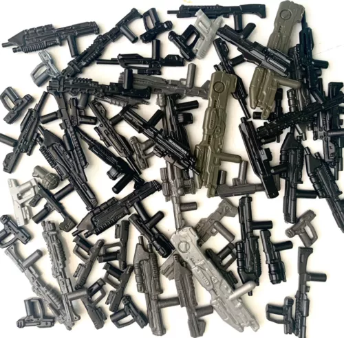 Lote de 10 PIEZAS Aleatorios Halo Mega Bloks Construx UNSC Arma Piezas Para Minifiguras - Imagen 2 de 2