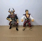 Lot of 2 - Vintage Playmates 90's Warlord & Prince Kenshin TMNT Movie 3 Figures