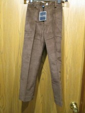 oscar de la renta boys chocolate brown corduroy pants size 10Y NEW