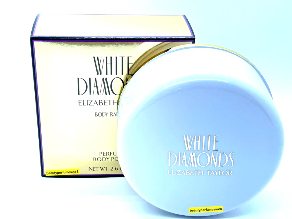 Polvo corporal perfumado para mujer WHITE DIAMONDS Elizabeth Taylor, 2,6 oz Foto 2 de 4