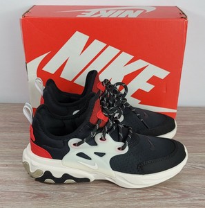 nike react presto black red