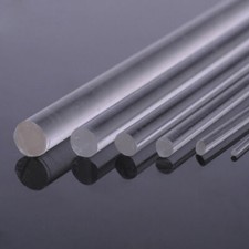1/5/10pcs Acrylic Rods Clear Transparent Plexilgass Organics Grass Rods