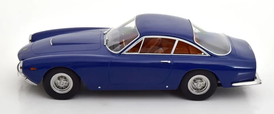Modèle Collection Bleu Neuf Modèle Réduit Ferrari 250 GT Lusso Bleu 1962 - Échelle 1:18 Par KK Scale - Métal Altaya 1 18