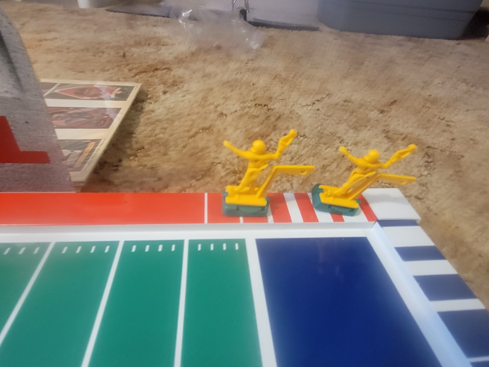 Vintage Tudor NFL Super Bowl Electric Football Game Giants Vs. Broncos