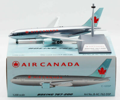 Inflight B-AC-762-DSP Air Canada Boeing 767-200ER C-GDSP Diecast 1/200 Jet Model