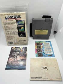 L'EMPEREUR Nintendo NES COMPLETE CIB W/ Poster Great Shape!