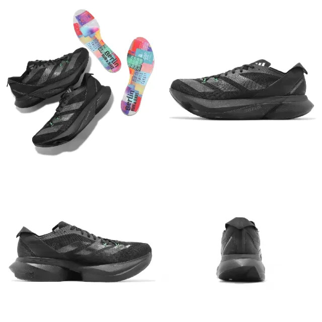 adidas Adizero Adios Pro Sneakers Triple Black Running Shoes