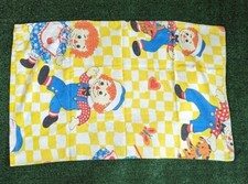 Raggedy Ann Andy 2 Pillowcases Pair 20" x 31" Queen 2AQ