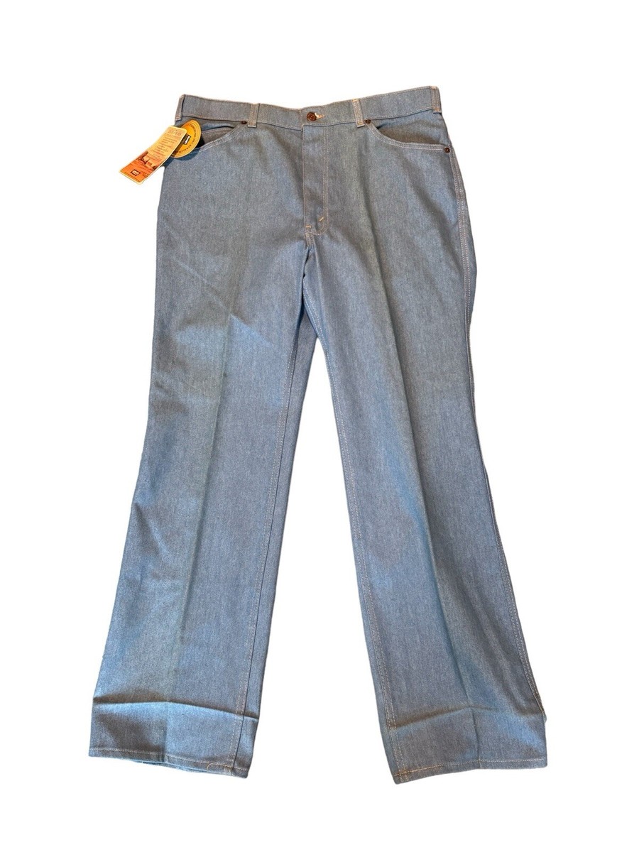 Vintage 80's NOS Levis Action Jeans 38x31 Blue Medium Wash