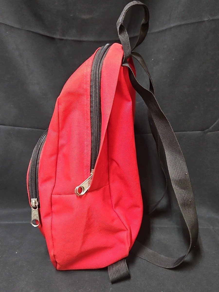 JanSport Nylon Vintage Half Pint Mini Backpack Red Back Pack