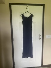 A.N.A A new approach blue maxi dress elastic at waist - XS/S