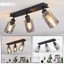 Rauchglas Flur Leuchte Decken Lampe Wohn Schlaf Zimmer Raum Beleuchtung