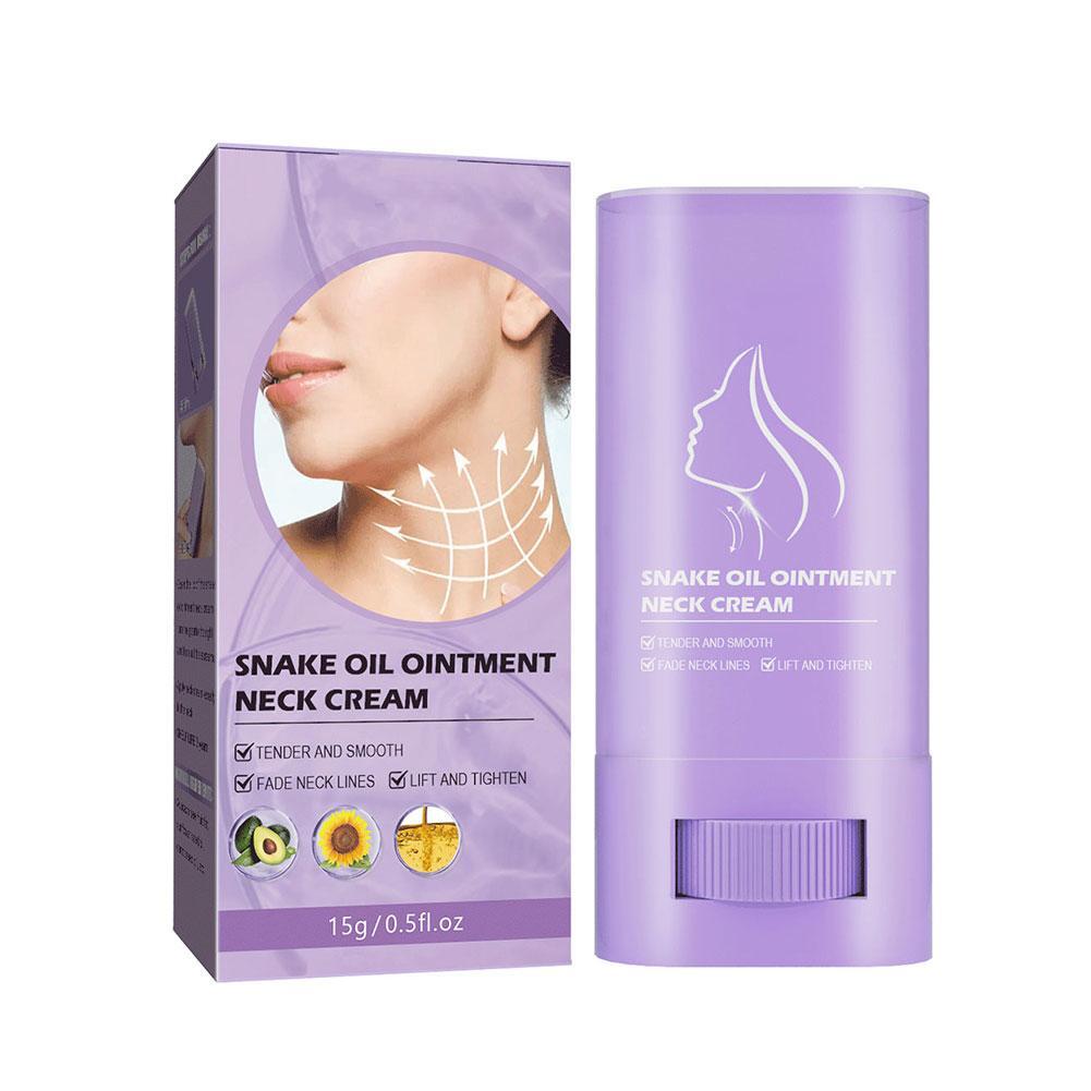 Snake Oil Ointment Neck Care Stick,Tighten Lift Neck Stick for