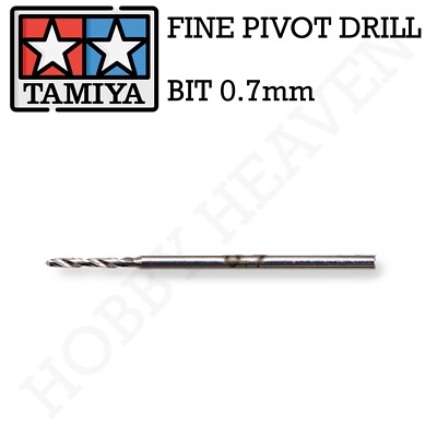 Tamiya Feinschwenkbohrer 0,7 mm Schaft 1 mm 1. Klasse schneller Versand 74128