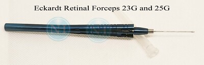 Excellent Quality Titanium Eckardt Retinal Forceps available in 23G & 25G