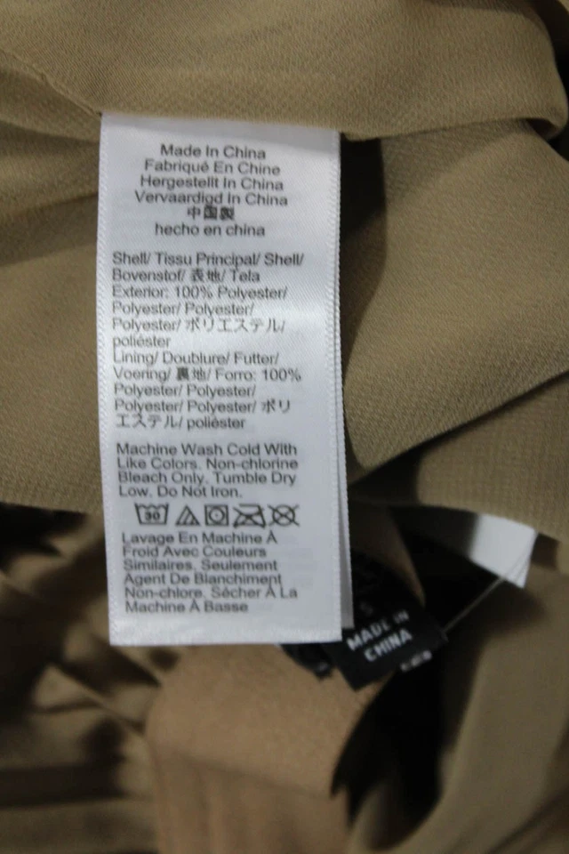 J Crew Womens Elastic Waistband Pleated Midi A Line Skirt Brown Size Small - Image 4 of 4