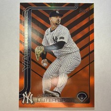 2025 Topps Update Series - Mark Leiter Jr. #US173 Holiday Orange & Black Foil