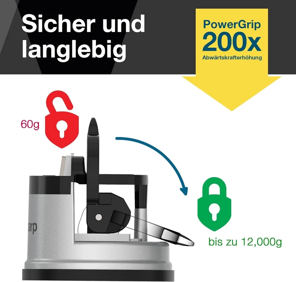 Saugnapf-Technologie | Diamantpräzision | Kompakt-Silber - Bild 4 von 4