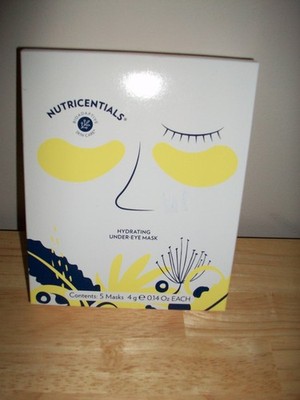Nu Skin Nutricentials Hydrating Under Eye Mask BOX OF 5 Masks NEW -Ships FREE