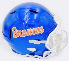 ASHTON JEANTY SIGNED BOISE STATE BRONCOS FULL SIZE REP HELMET RAIDERS BAS 023