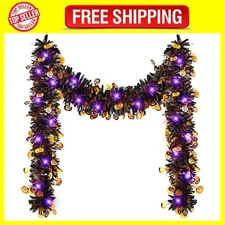 16.4 Ft Halloween Decorations, Tinsel Pumpkin, As the Picture Shown