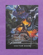 2023 MARVEL FLAIR DOCTOR DOOM FLAIRIUM SIMONE BIANCHI ARTIST AUTO AUTOGRAPH /33
