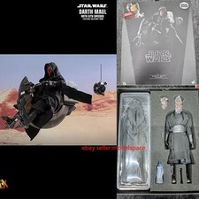 Hot Toys DX17 Star Wars The Phantom Menace 1 6 Darth Maul with Sith Speeder
