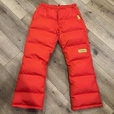 Thats awful lot of cough syrup puffer flared pants XL 38-40
