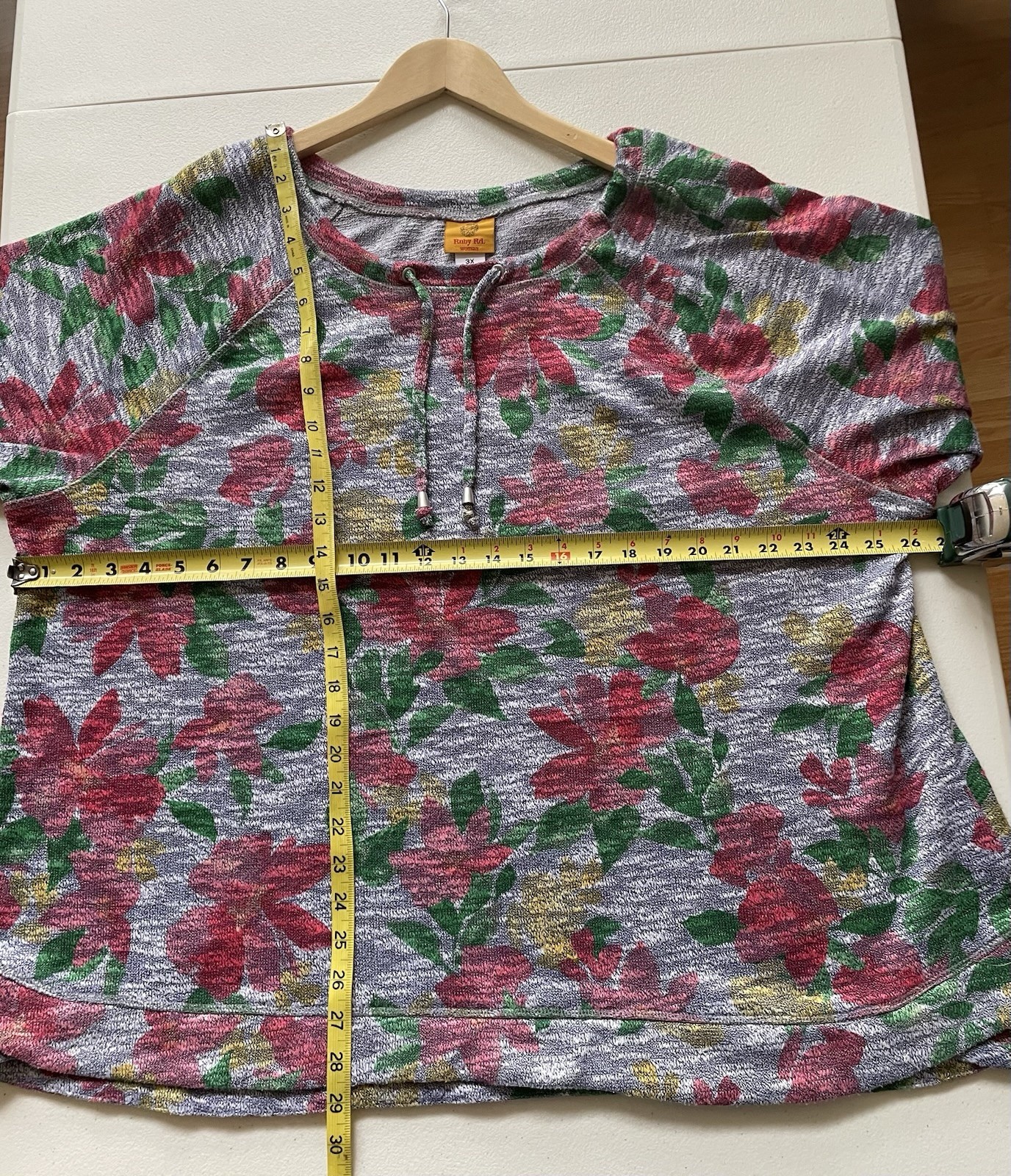 Ruby Rd Spring Floral Top Sweater Sweatshirt Plus… - image 3